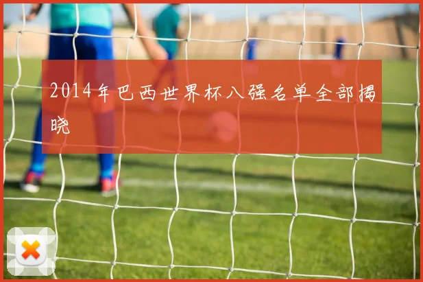 2014年巴西世界杯八强名单全部揭晓